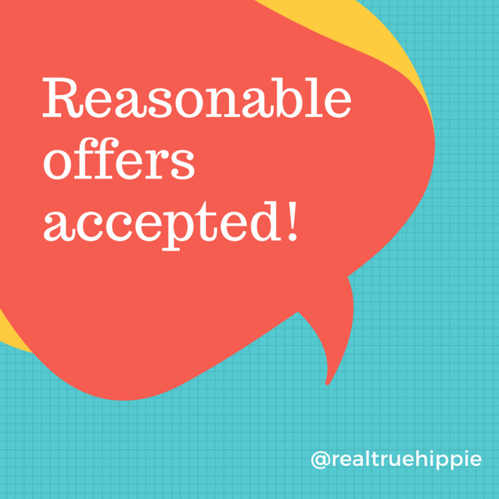 Reasonable offers accepted!